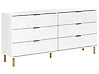 6 Drawer Chest WALPOLE White