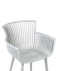 Set di 4 sedie da giardino PESARO Grigio chiaro_862695