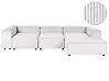 Modular Corner Sofa 4 Seater ARDAL Corduroy Off-White Left Hand
