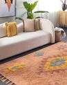 Bavlnený koberec 140 x 200 cm oranžová IGDIR_839629