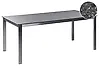 Garden Dining Table COSOLETO 180 cm 90 cm Glass Black