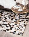 Dywan patchwork skórzany 160 x 230 cm wielokolorowy CERLI_743080