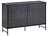 6 Drawer Chest GLASTONBURY Black