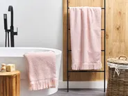 Set di 2 asciugamani ATIU Tessuto a spugna Rosa pastello_1079641