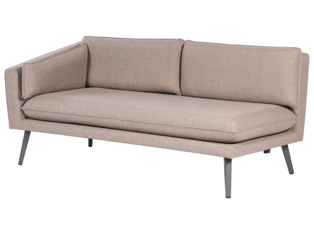 Garden Corner Sofa 5 Seater LORETELLO Beige_862509