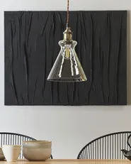 Pendant Lamp BERGANTES Glass Transparent_809951