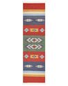 Cotton Kilim Area Rug 80 x 300 cm Multicolour KAMARIS_870059