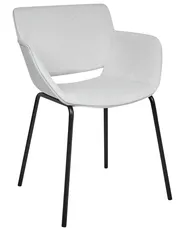 Set of 2 Dining Chairs AXTEL Fabric Light Grey_942534
