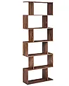 6 Tier Bookcase VALDOSA 191 cm Dark Brown