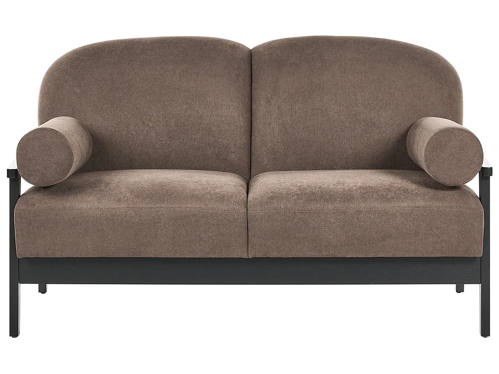 Sofa dla 2 osób PILARNE Brązowy