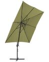 Fribärande parasoll 245 x 245 cm Grön MONZA II_828557