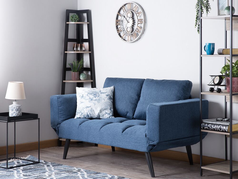 Sovesofa 2 personers BREKKE Navy Blå