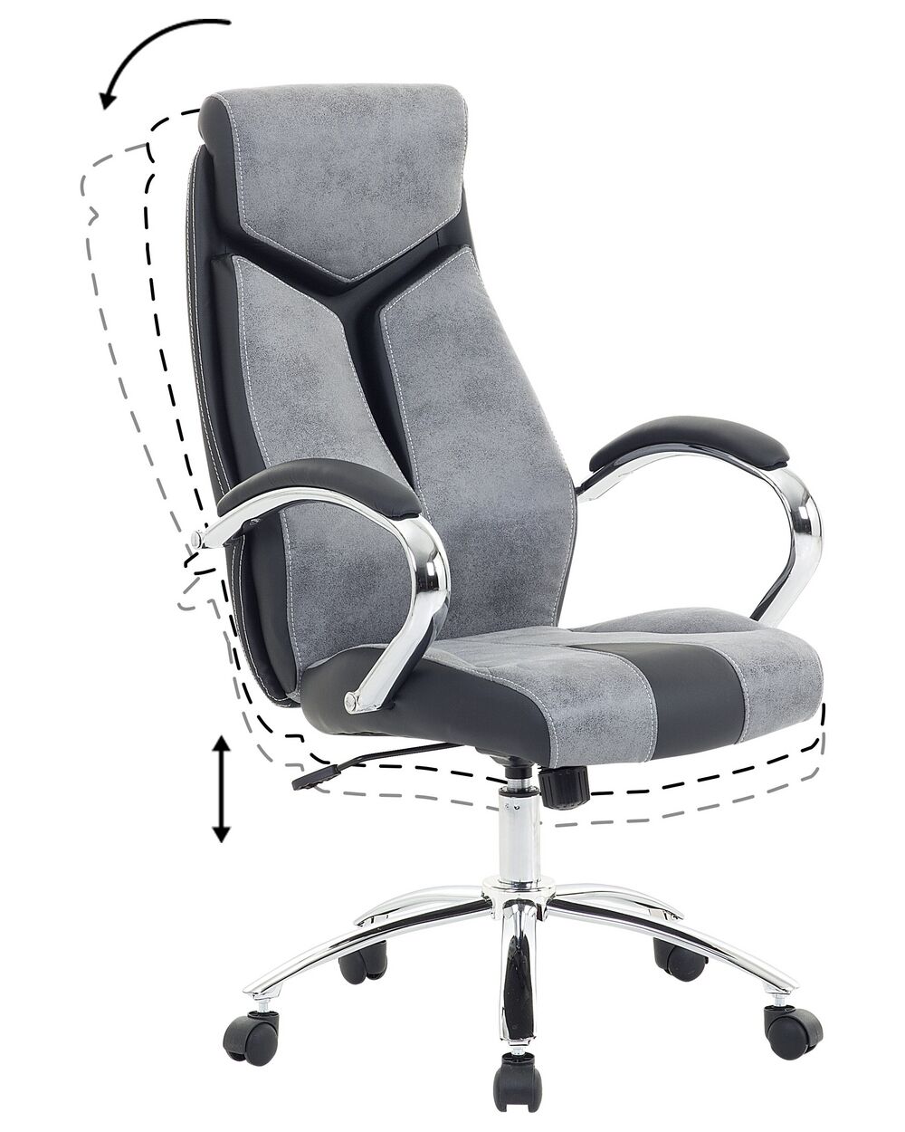 Office Chair Grey FORMULA Beliani