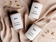 Set of 3 Scented Candles SIMPLICITY Soy Wax Fresh Notes Floral Notes_1080352