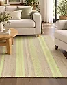 Rug TALPUR Light Green 160 x 230 cm Jute