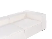 Modular Corner Sofa 2 Seater ARDAL with Ottoman Boucle Off-White Left Hand_1011490