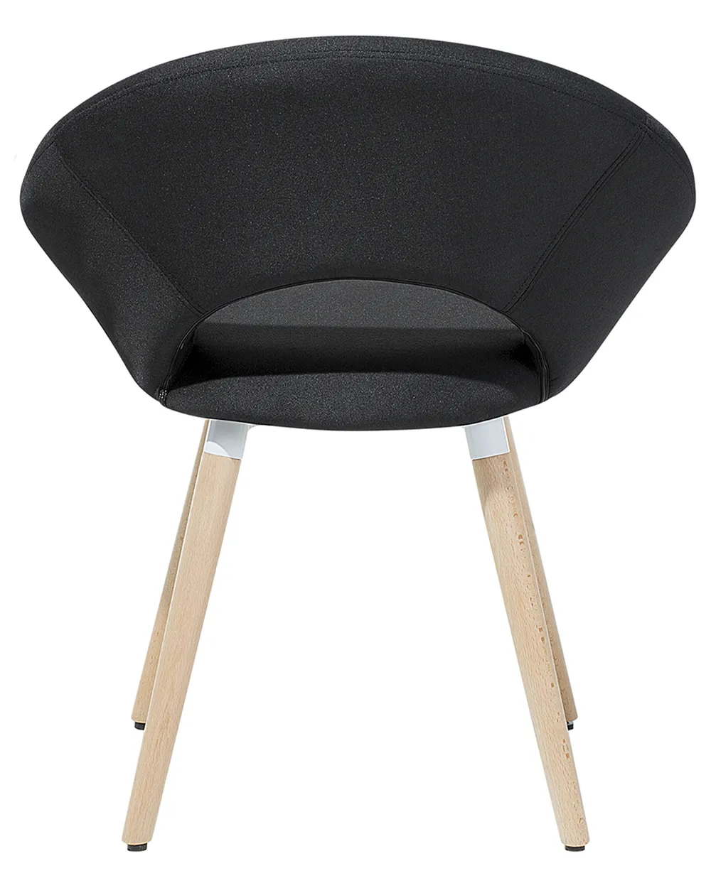 Set di 2 sedie da pranzo ROSLYN Tessuto Nero_696280