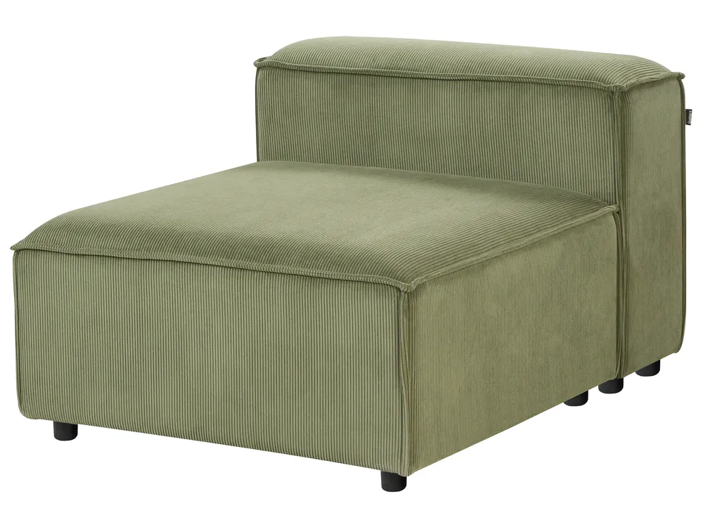 Modular Corner Sofa 4 Seater ARDAL Corduroy Green Right Hand_947383