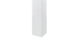 Bunk Bed Pine Wood BIERNE 90/140 x 200 cm White_987623