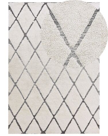 Bavlnený koberec 160 x 230 cm béžová/sivá PENDIK