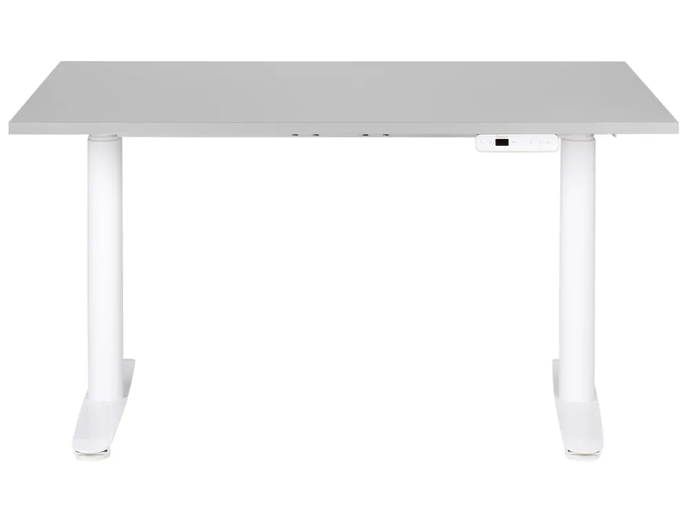 Biurko regulowane elektrycznie DESTINAS 120 cm 72 cm Szary/ biały_899560