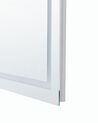 LED-väggspegel 80 x 60 cm silver PRENOIS_932291