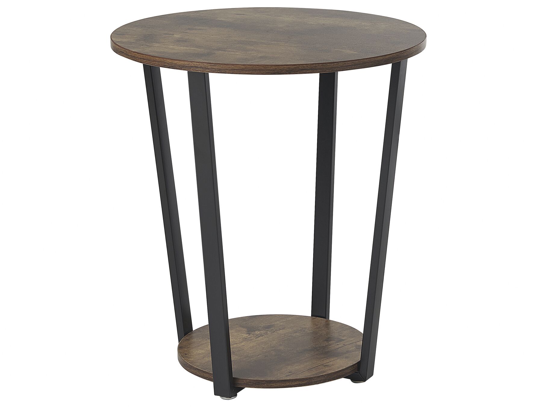 Odkládací stolek tmavé dřevo / černá ORICK_821106
