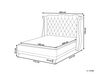 Bed fluweel lichtroze 160 x 200 cm AYETTE_905325