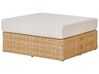 Divano angolare da giardino rattan beige 4 posti OLIVERI_933684