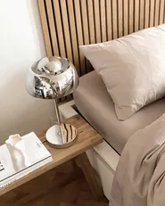 Table Lamp SENETTE Metal Silver_907180