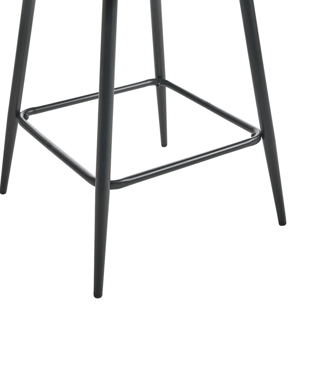 Set di 2 sedie alte SANILAC Velluto Tortora_912731