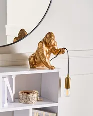 Lampada da tavolo Gorilla HARAMBE Oro_1003442