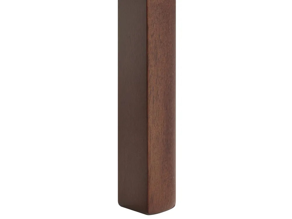 Dining Table DELMAS Dark Ash Wood 160 cm 90 cm_1067724