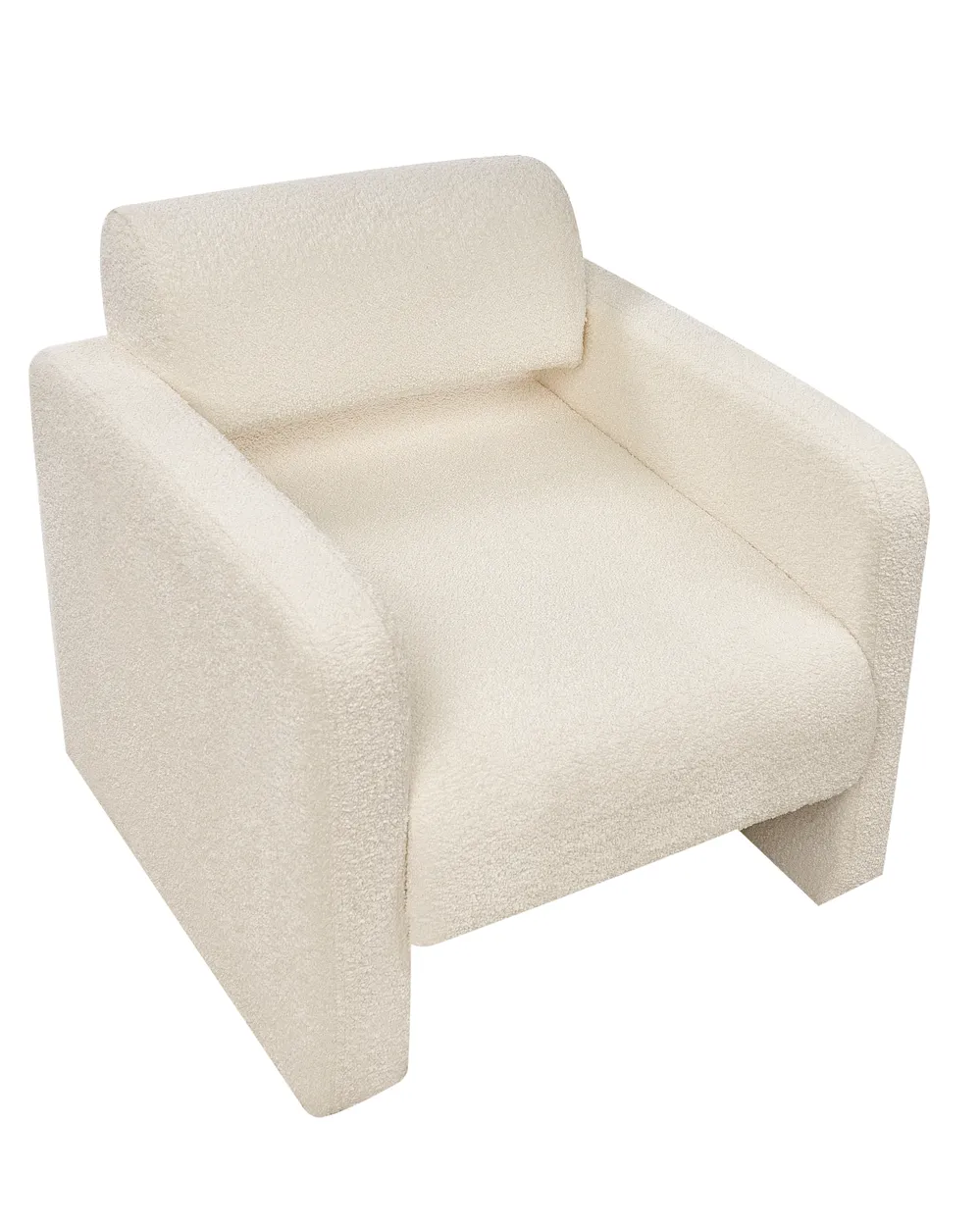 Armchair HALLSBERG Boucle Off-White_939055