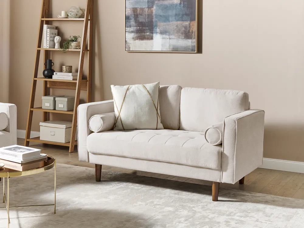 Sofa dla 2 osób NURMO Jasnobeżowy