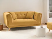 Sofa 2 Seater HABO Fabric Mustard_1077331