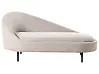 Left-Hand Chaise Longue VALREAS Fabric Taupe