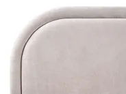 Ottoman Bed QUILLIEN Chenille Taupe 140 x 200 cm (EU Double)_989549