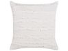 Lot de 2 coussins en coton blanc 45 x 45 cm MAKNEH_902052