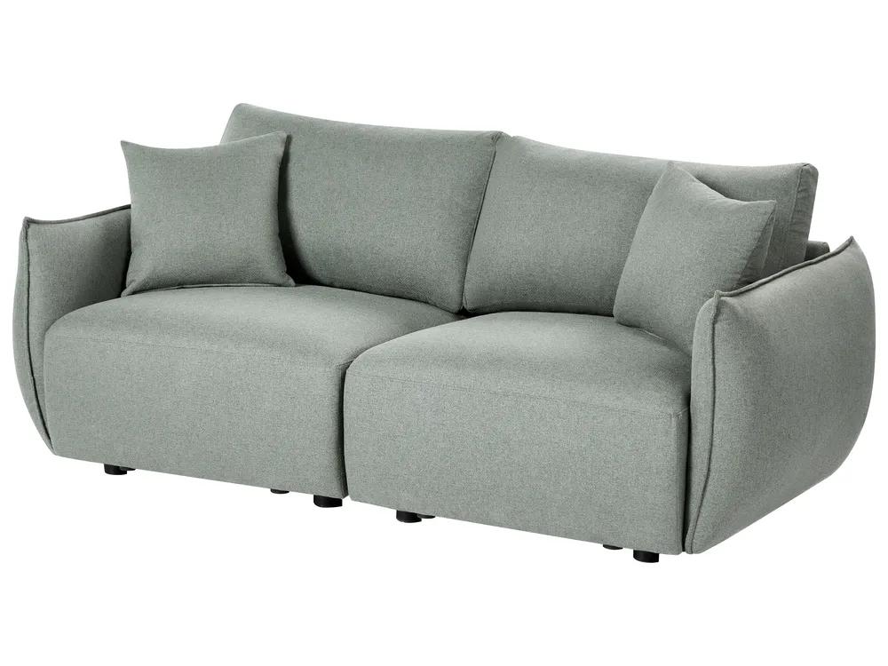 Modular Sofa 2 Seater MESNALI Fabric Green_1046403