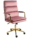 Office Chair VAMURE Velvet Pink