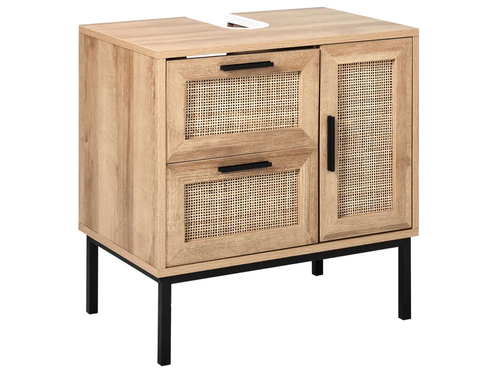Szafka łazienkowa pod umywalkę ROSELL 60 cm Jasnobrązowy