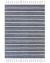 Tappeto blu scuro e bianco 160 x 230 cm BADEMLI_846576