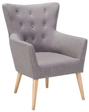 Poltrona ANGEN Tessuto Grigio chiaro_802387