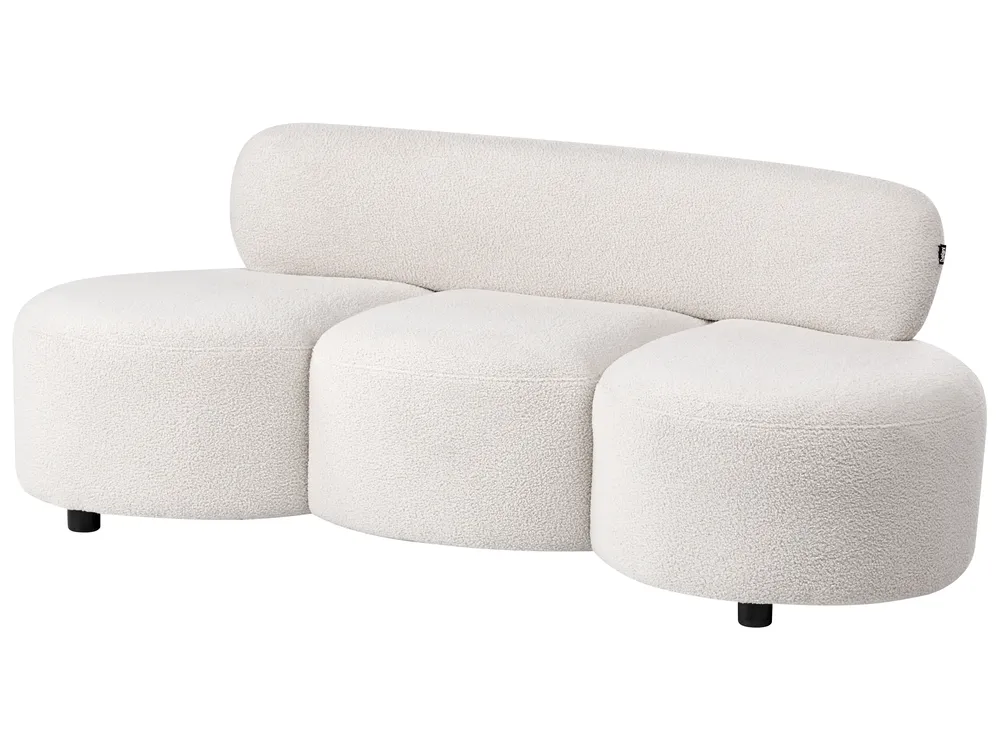 Sofa 3 Seater BLAVAND Boucle Off-White_1061480