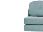 Single Sofa Bed OLDEN Fabric Light Blue_980939