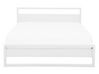 Bílá dřevěná postel GIULIA 140 x 200 cm_743769