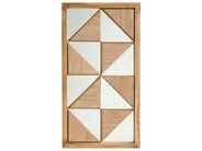 Dekoracja ścienna HIESVILLE Drewno jodłowe 75 cm Jasnobrązowy_997713
