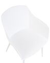 Sada 2 jídelních židlí bílé FONDA_861993