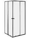 Shower Enclosure HUAPI 900 x 900 x 1900 mm Black